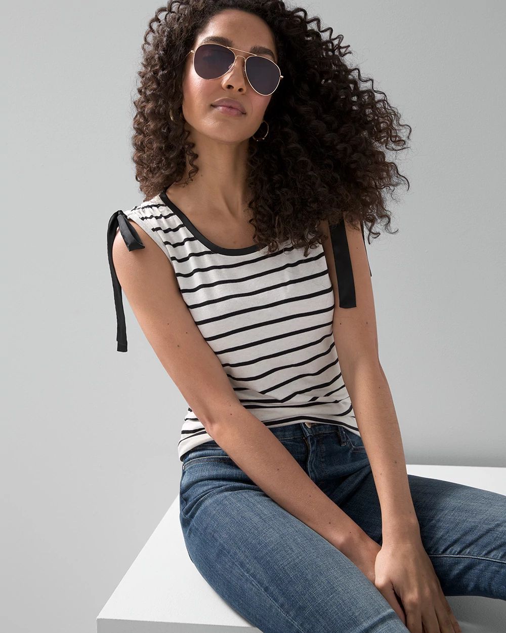 Tie Shoulder Tank