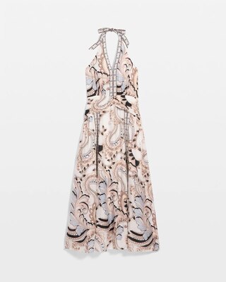 Halter-Tie Maxi Dress click to view larger image.