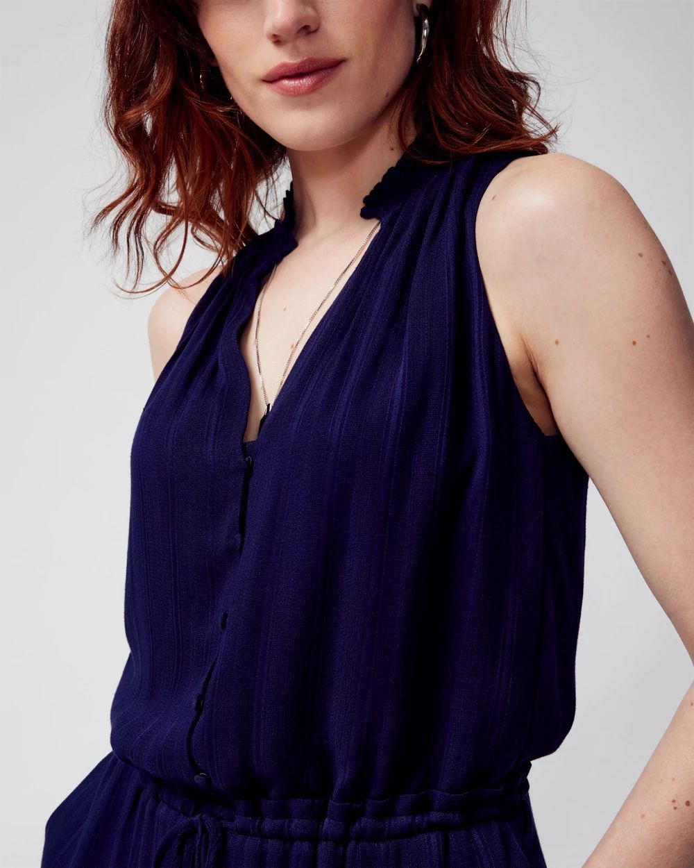 Drawstring Mini Dress