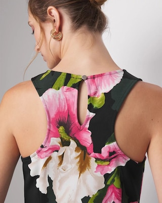 Sleeveless Matte Jersey Midi Dress click to view larger image.