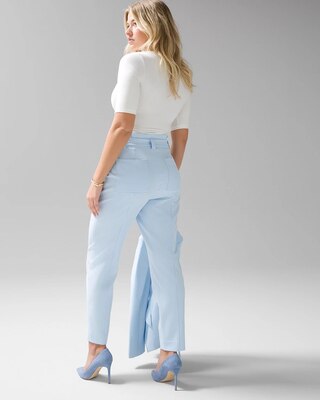 Curvy Paper Bag Waist Tapered Pant