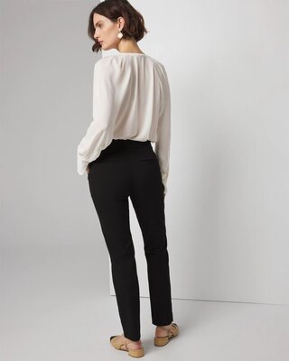 Petite Mid-Rise Stovepipe Pants