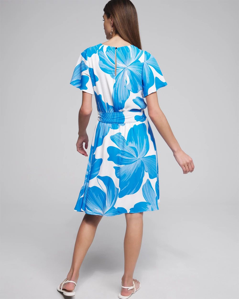 Outlet WHBM Flutter Sleeve Dress