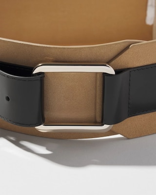 Suede Wide Belt