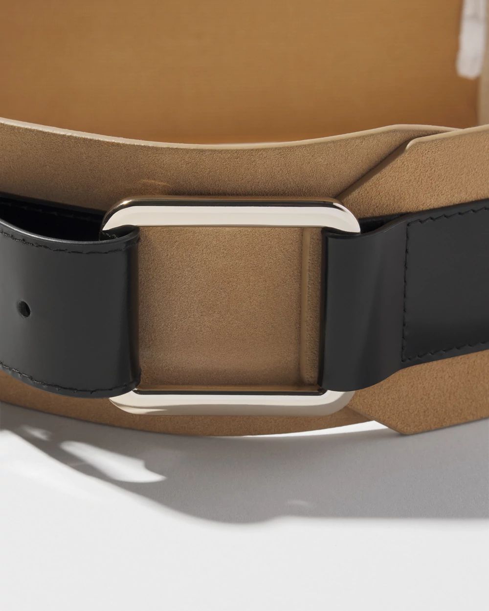 Suede Wide Belt