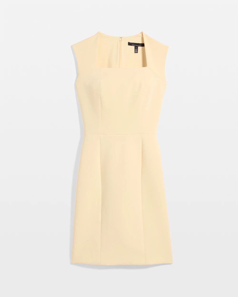 Petite Square Neck Sheath Dress