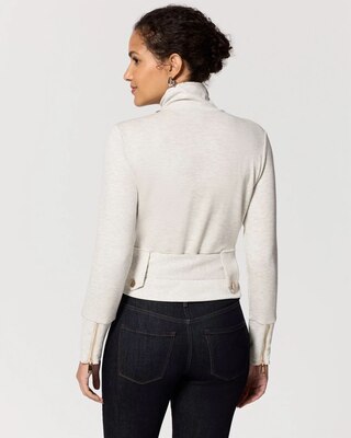 Belted Moto Cardigan click to view larger image.