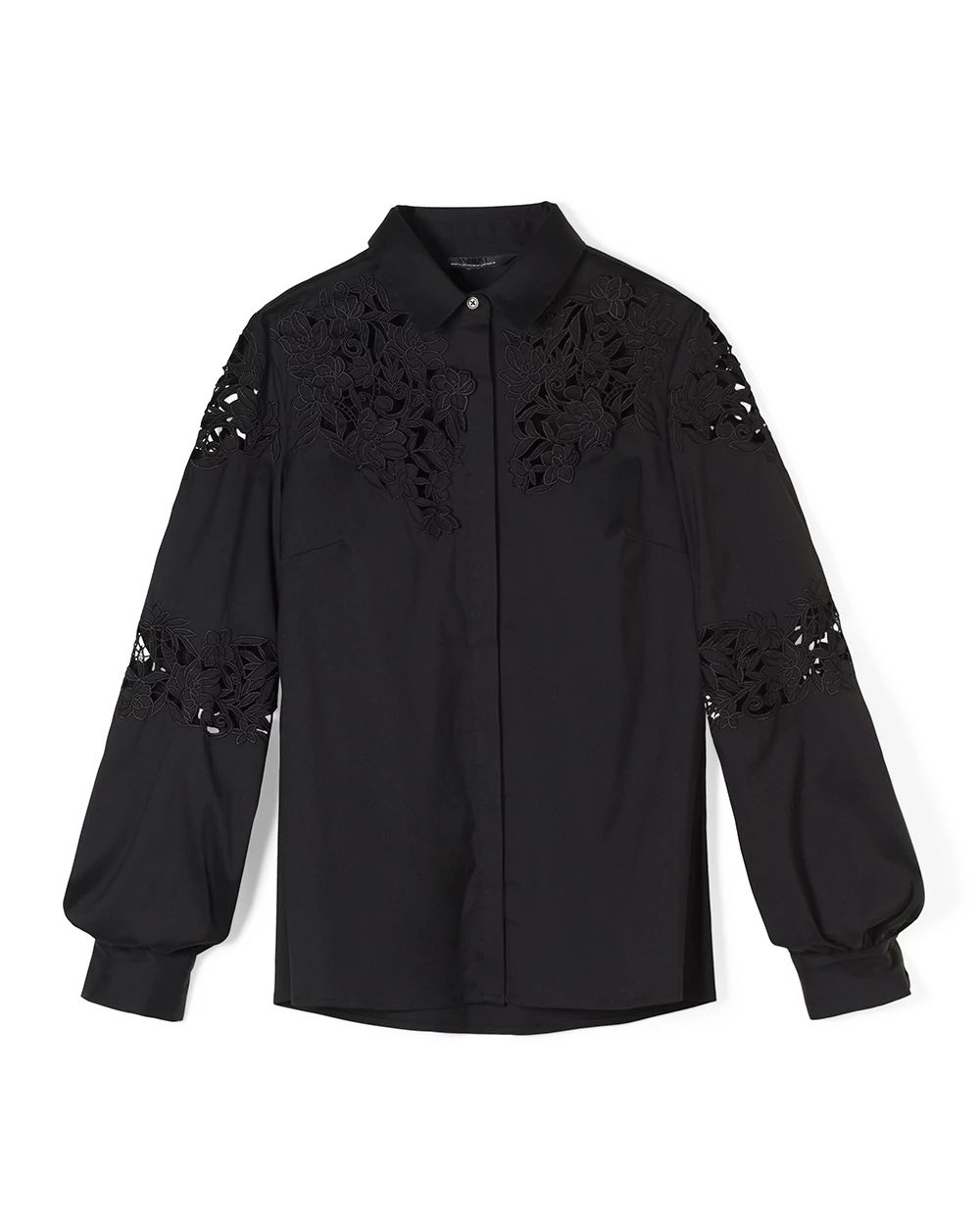 Embroidered Poplin Shirt