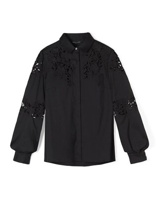 Embroidered Poplin Shirt