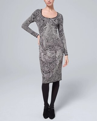 Animal-Print Sheath Dress