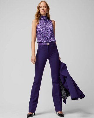 Sleeveless Tie-Back Shell Top