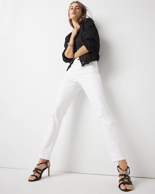 Petite Patch Pocket High-Rise Slim Jean