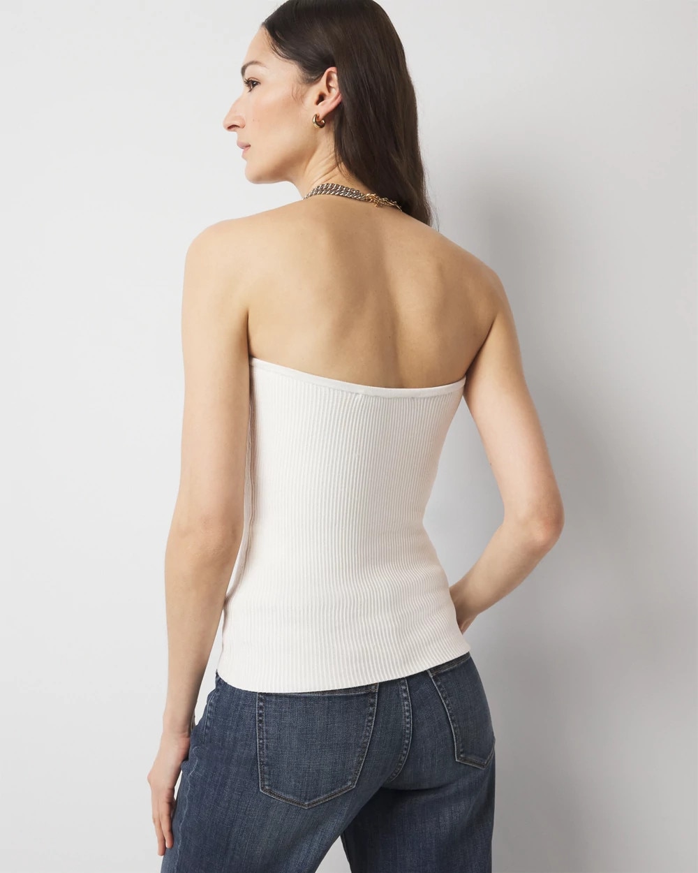 WHBM FORME™ Sculpt Stretch Sweater Tube Top