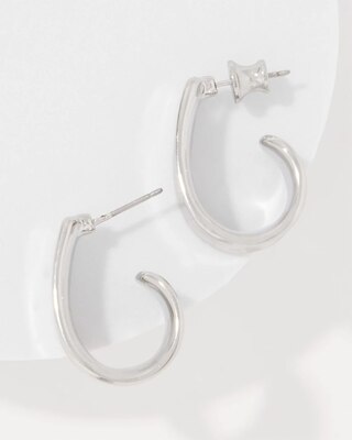 Sculptural Hoop Earrings click to view larger image.