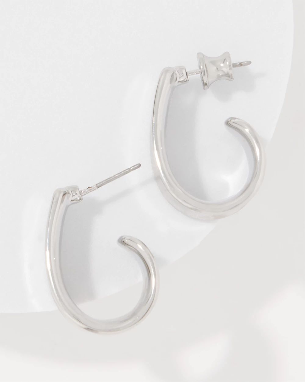 Sculptural Hoop Earrings click to view larger image.