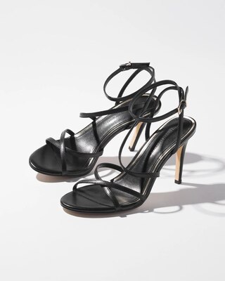 Strappy Heeled Sandals click to view larger image.