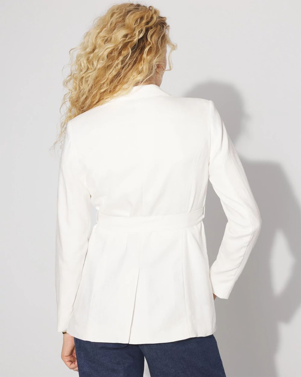Petite Belted Safari Jacket