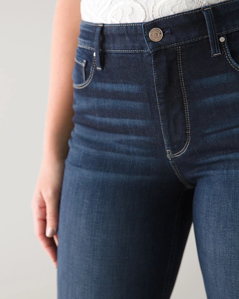 Curvy-Fit High-Rise Slim Sculpt Jeans