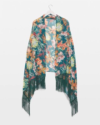 Fringe Sarong Swim Cover Up