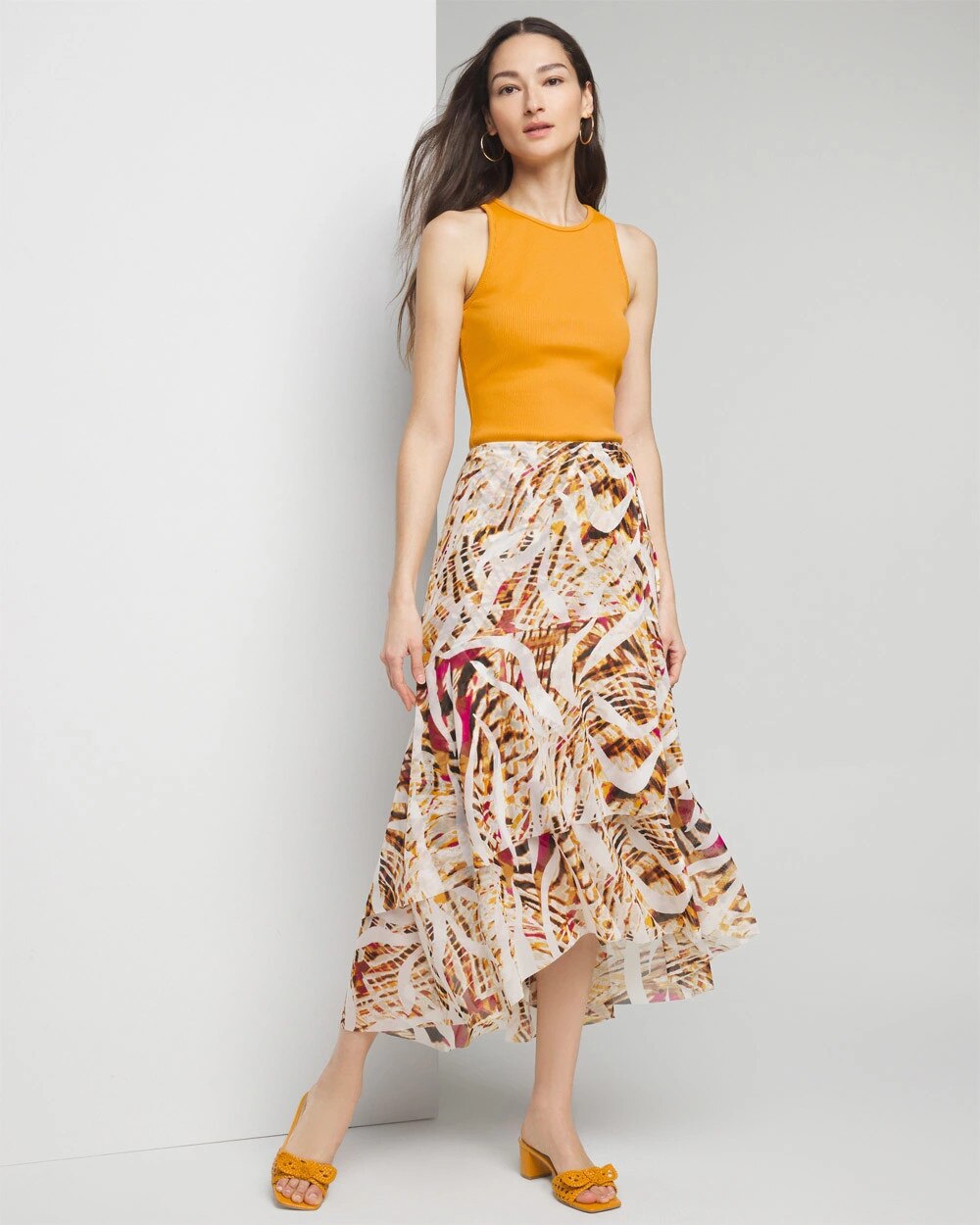 Mesh Wrap Skirt - image 5