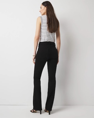High-Rise Skinny Flare Jeans click to view larger image.