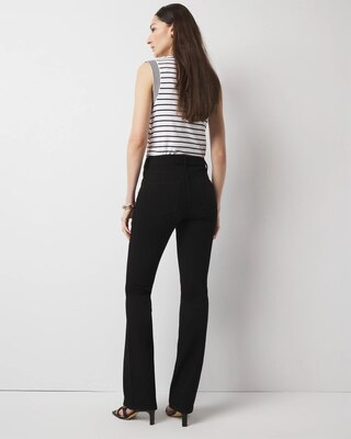 High-Rise Skinny Flare Jeans click to view larger image.