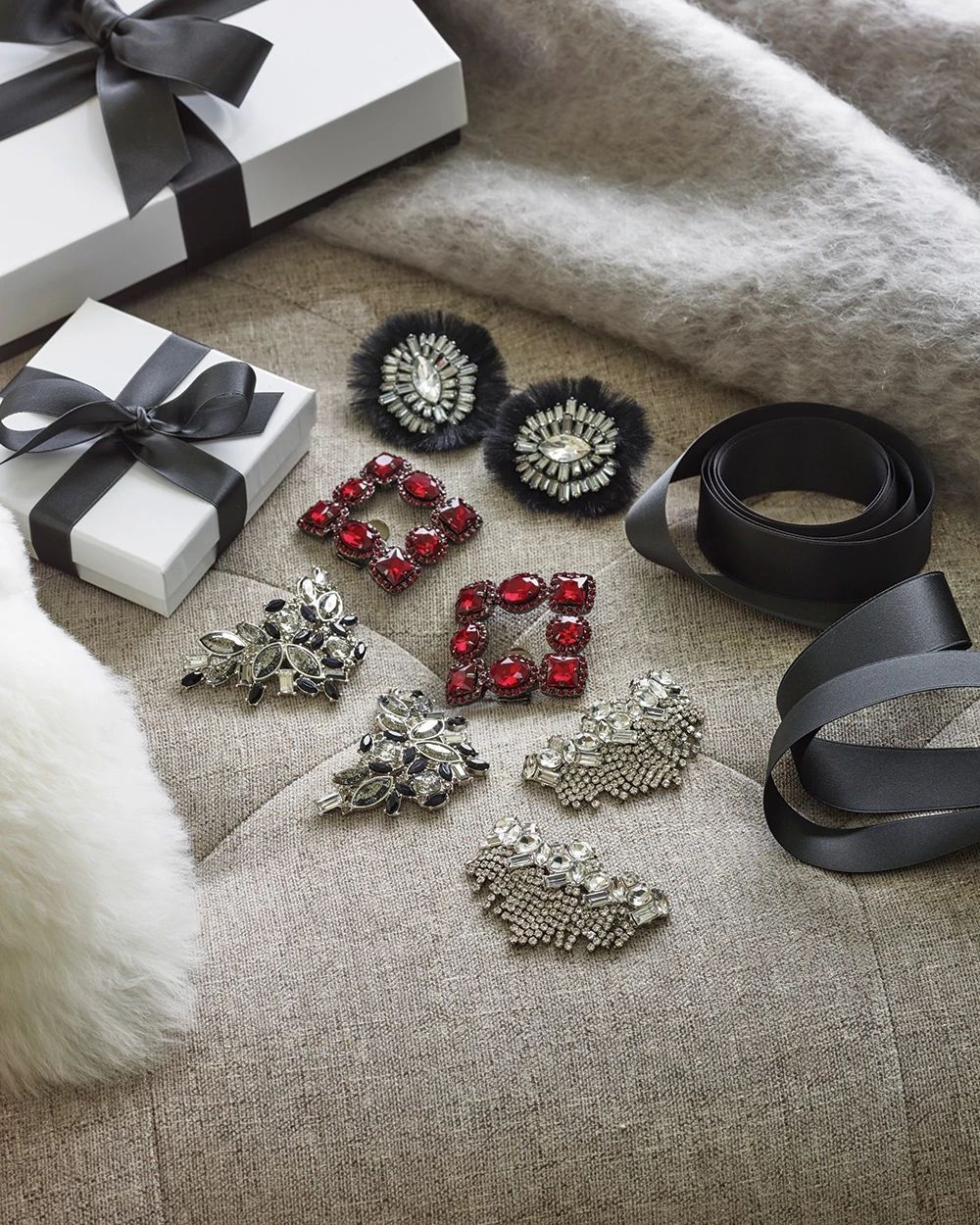 Asymmetrical Jewelry Clips
