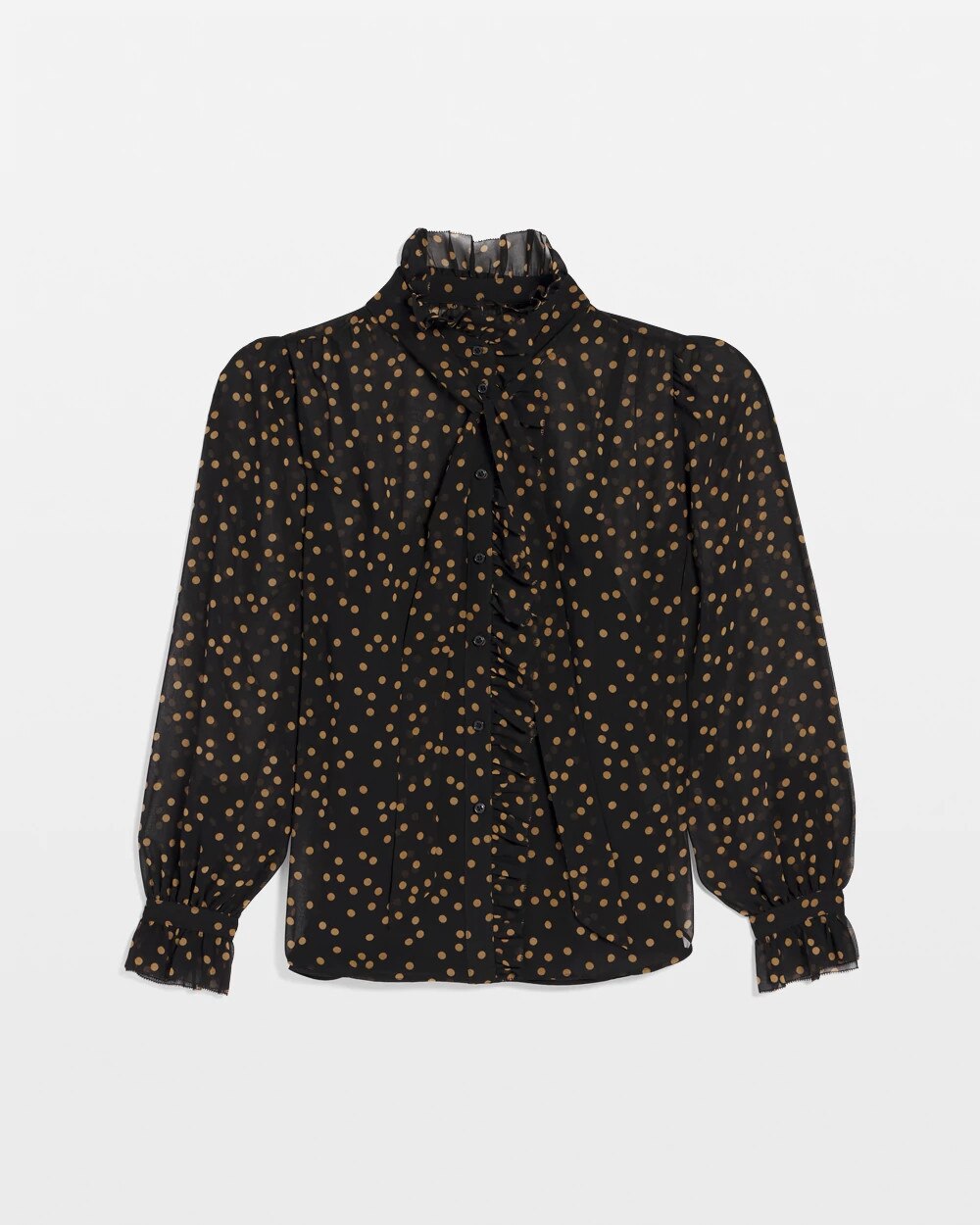 Chiffon Ruffle Blouse