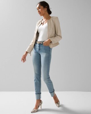 Mid-Rise Everyday Soft Denim™ Slim Chain Cuff Jeans