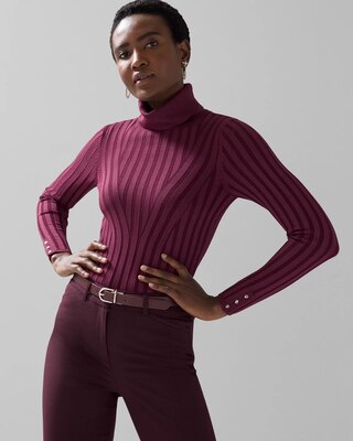 Long Sleeve Ribbed Turtleneck
