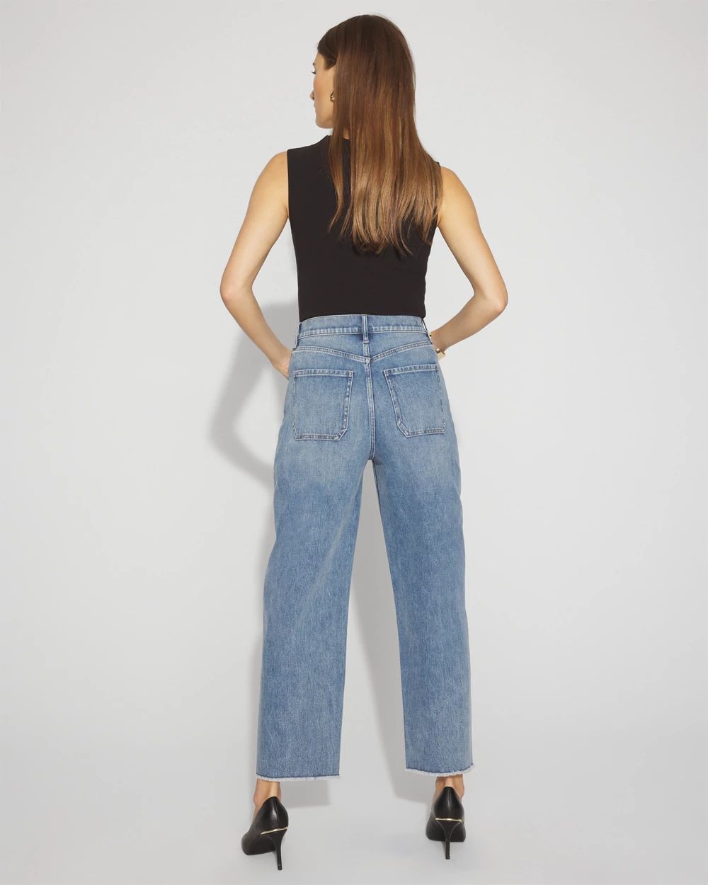 Petite Extra High-Rise Barrel Jean