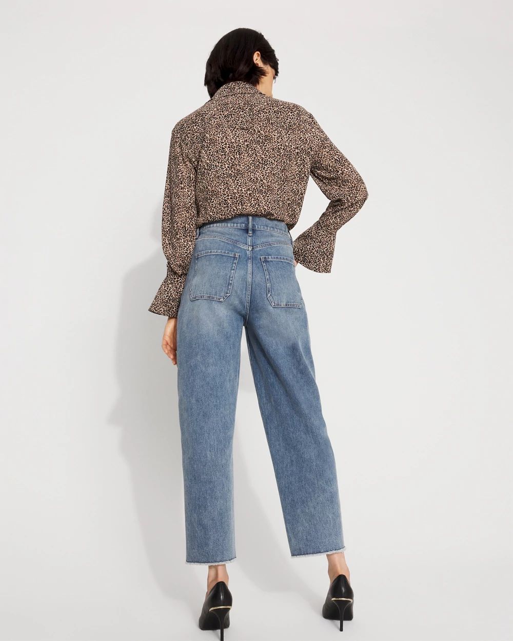 Petite Extra High-Rise Barrel Jean