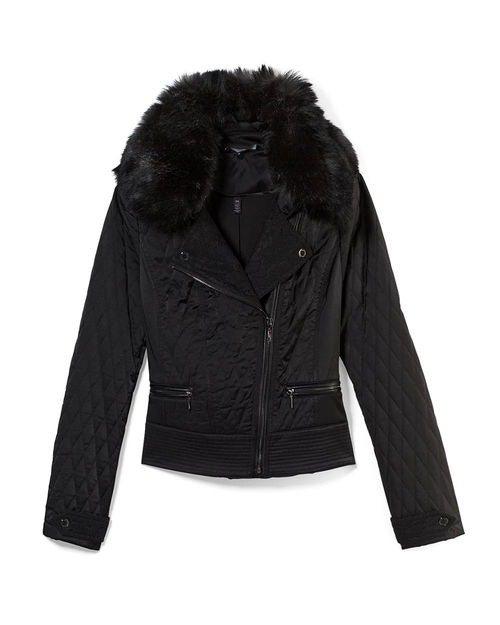 Faux Fur Collar Puffer