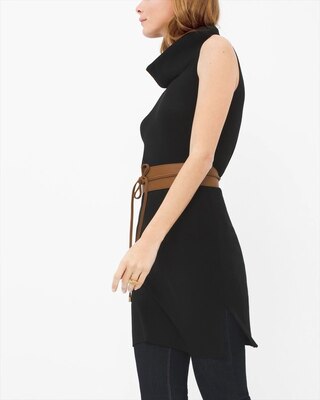 Sleeveless Cowl Tunic Sweater