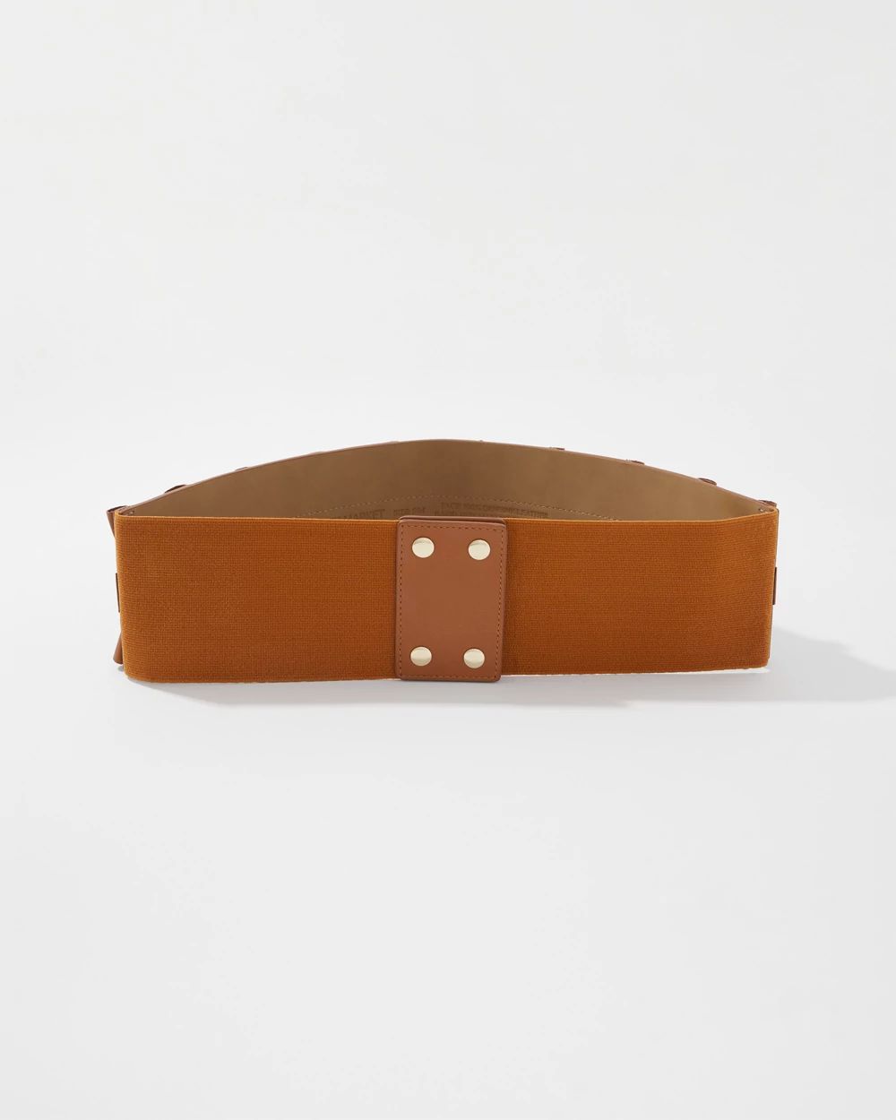 Pleated Wide Waist Belt