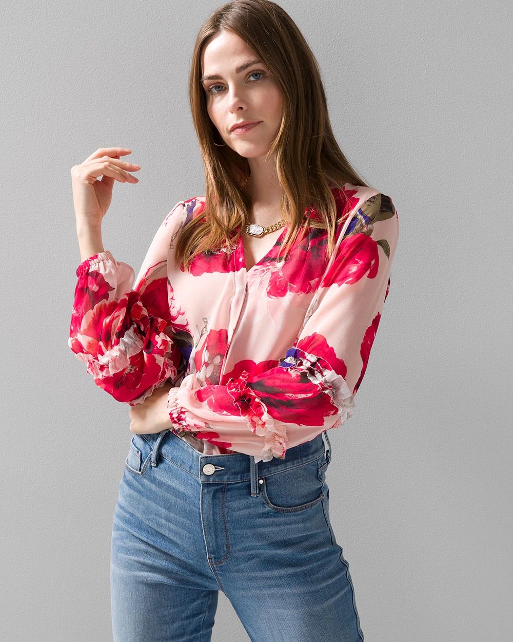 Rosé All Holiday Blouse