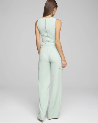 Petite Utility Wide Leg Pants click to view larger image.