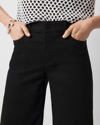 High-Rise Wide Leg Cropped Jean click to view larger image.