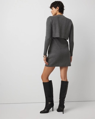 Convertible Sweater Mini Dress click to view larger image.
