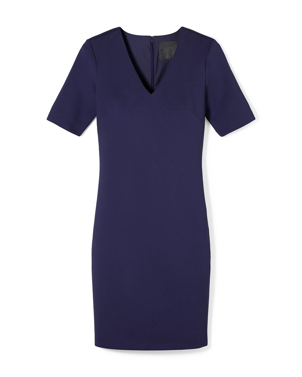 WHBM® AURA Short-Sleeve Sculpting Sheath Dress click to view larger image.