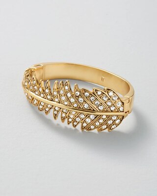 Feather & Crystal Cuff