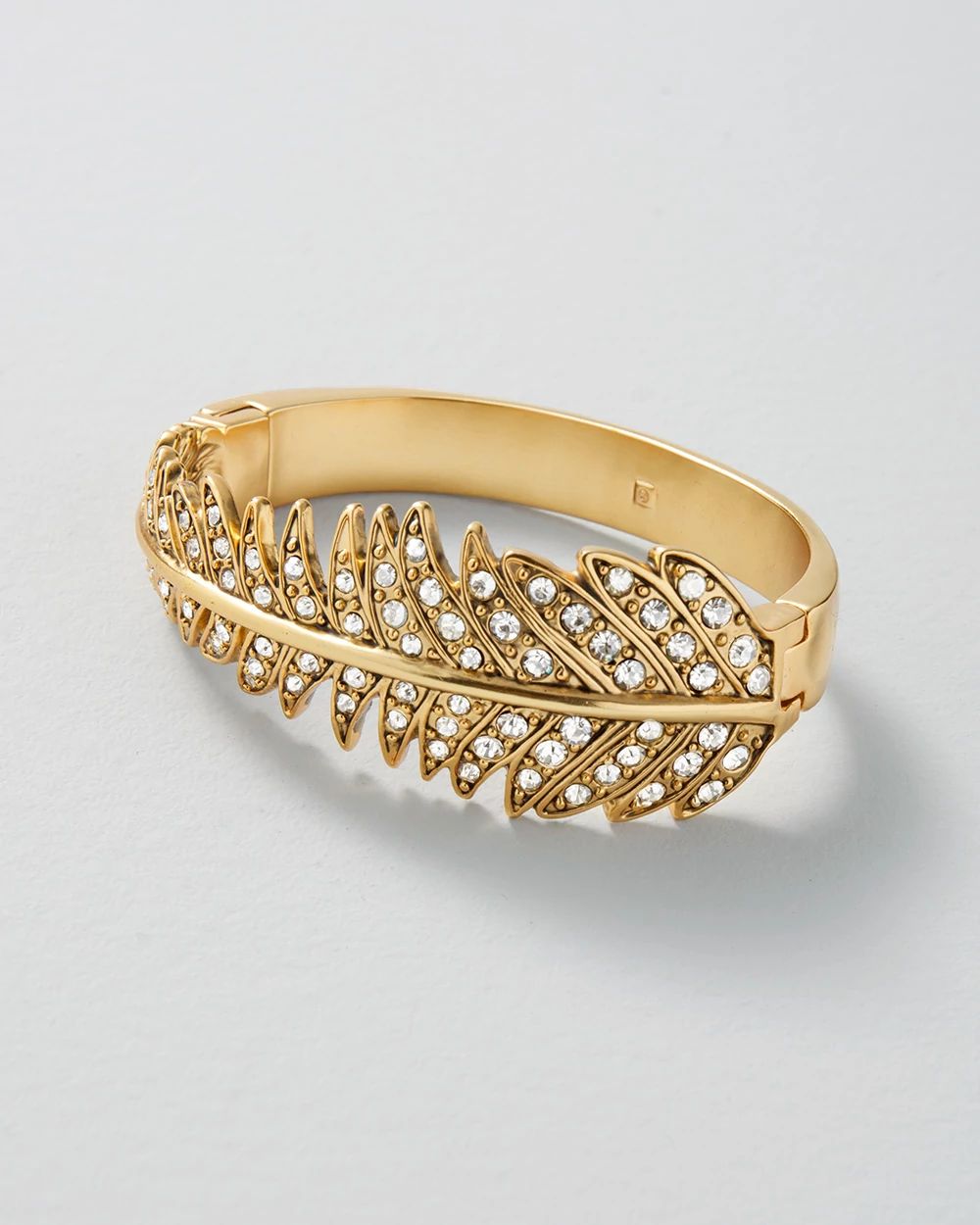 Feather & Crystal Cuff