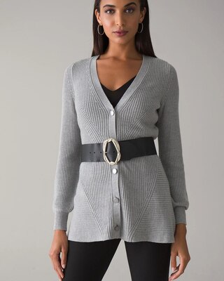 Molten Buckle Wide Belt