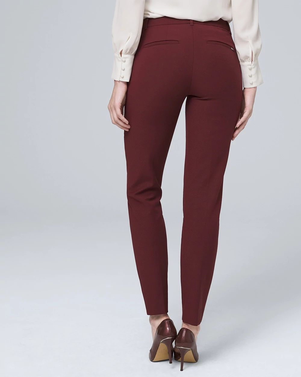 Comfort Stretch Slim Ankle Pants click to view larger image.