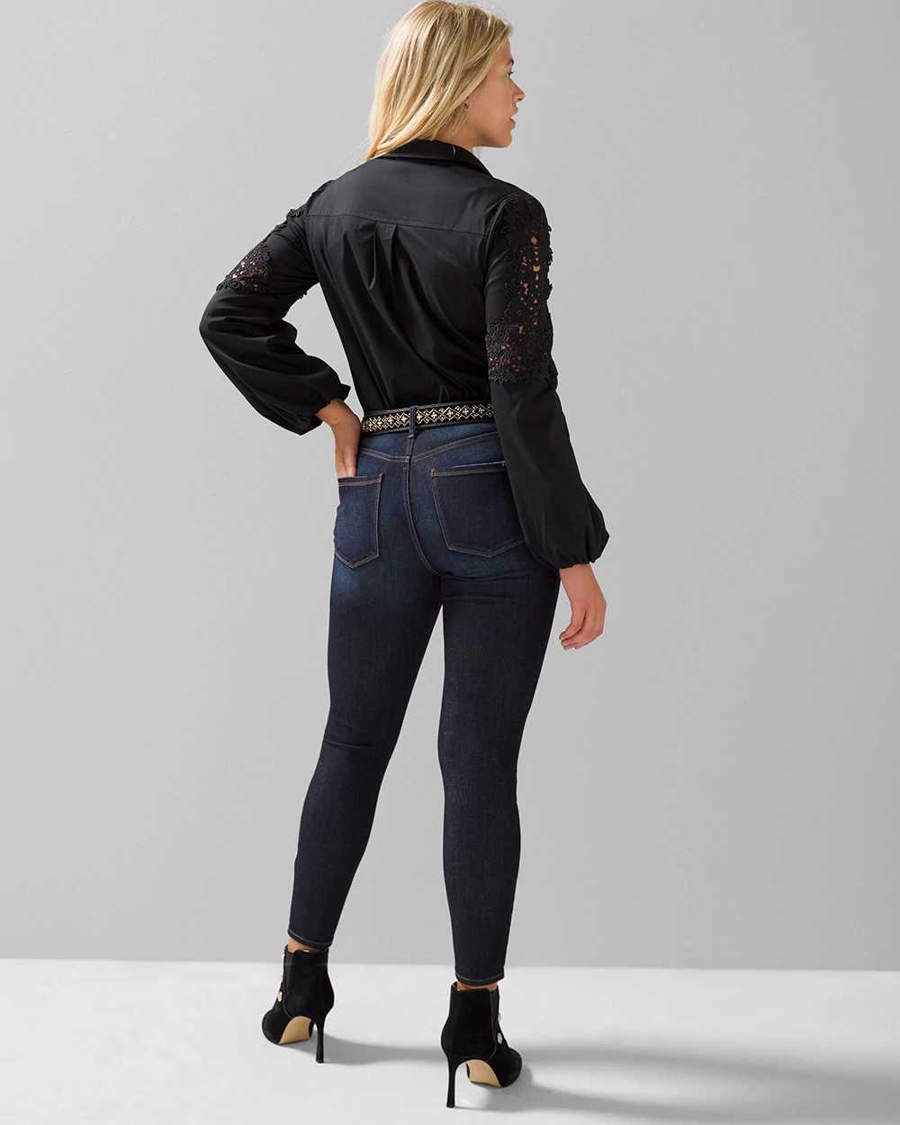 Curvy High-Rise Sculpt Skinny Ankle Jeans click to view larger image.