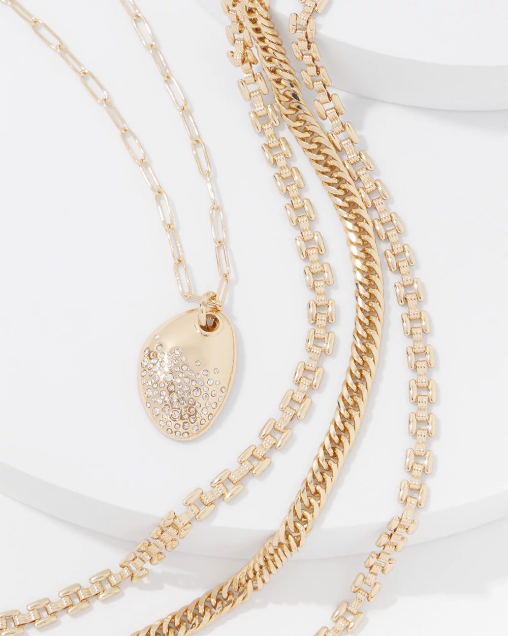 Multi-Strand Convertible Pendant Necklace click to view larger image.