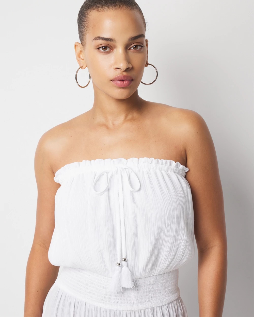 Strapless Maxi Coverup