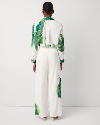 Placed Print Wide Leg Pant click to view larger image.