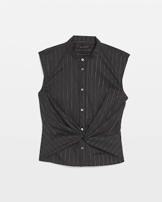 Poplin Twist Shirt click to view larger image.