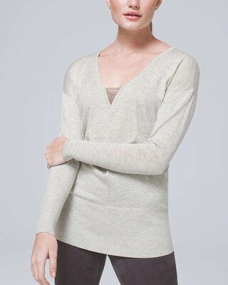 Ball Chain V-Neck Tunic